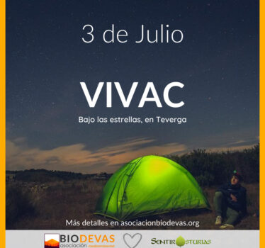Vivac bajo las estrellas, en Teverga