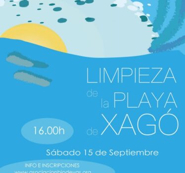 LIMPIEZA PLAYA DE XAGÓ – 15.9.2018 – 16h