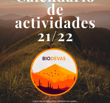 Calendario anual de actividades en Biodevas