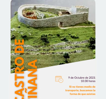 Visita al castro de Tiñana