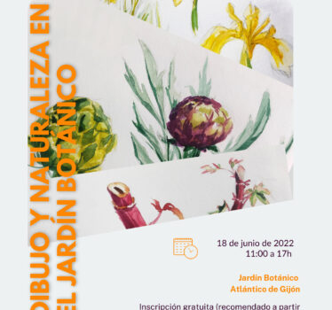Dibujo y naturaleza en el Jardín Botánico de Gijón