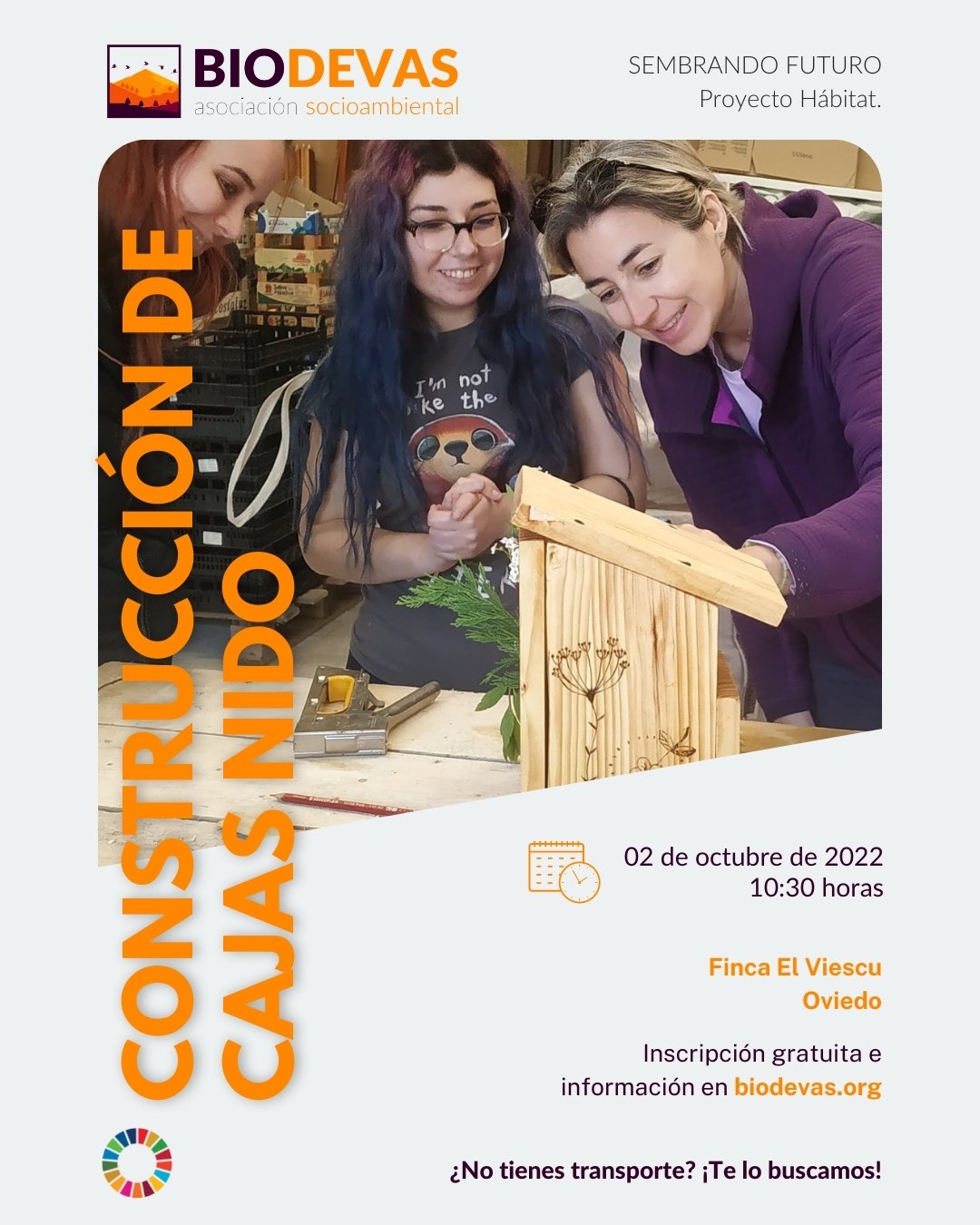 Taller de cajas nido, en Oviedo