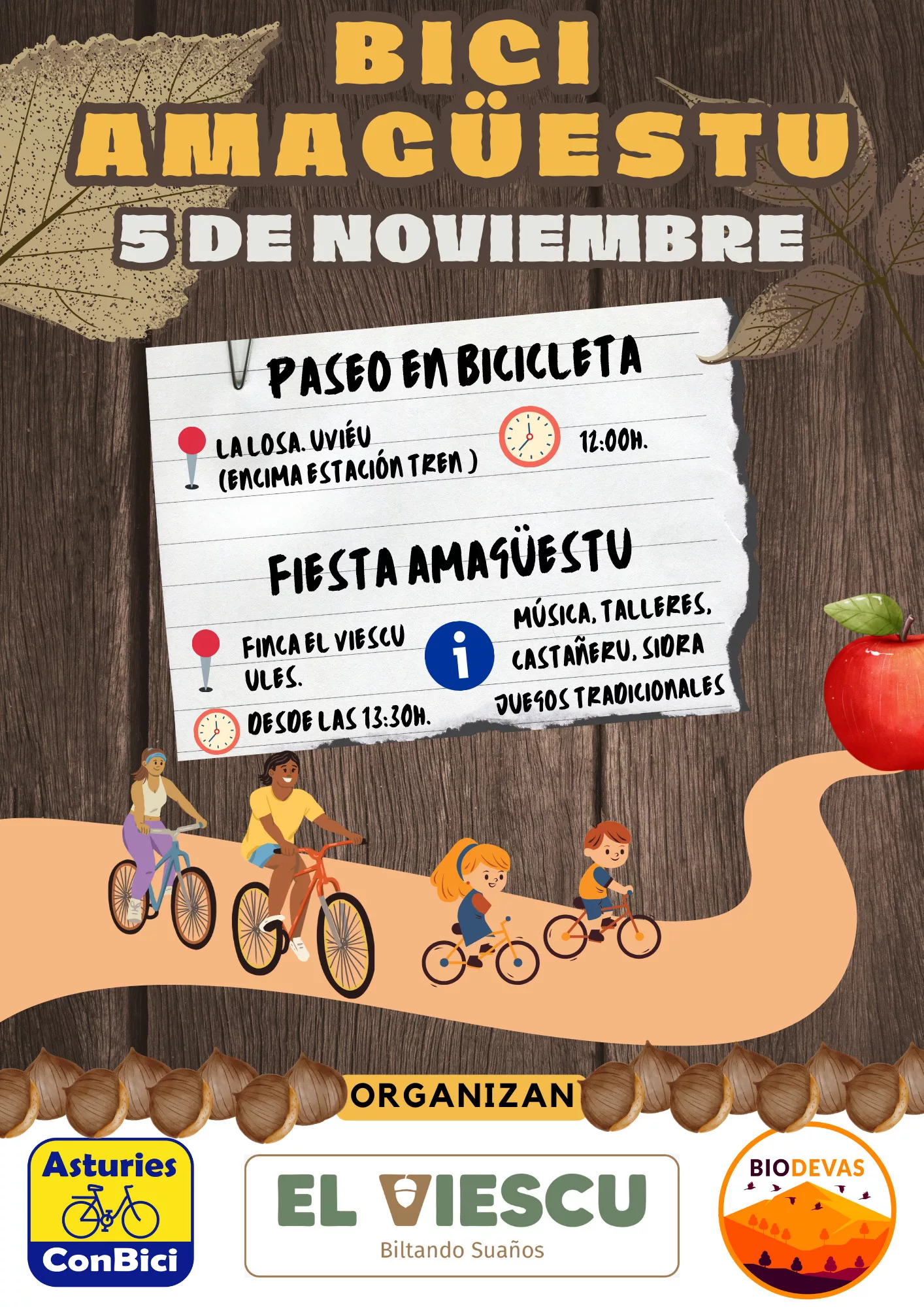 ¡Bici amagüestu!