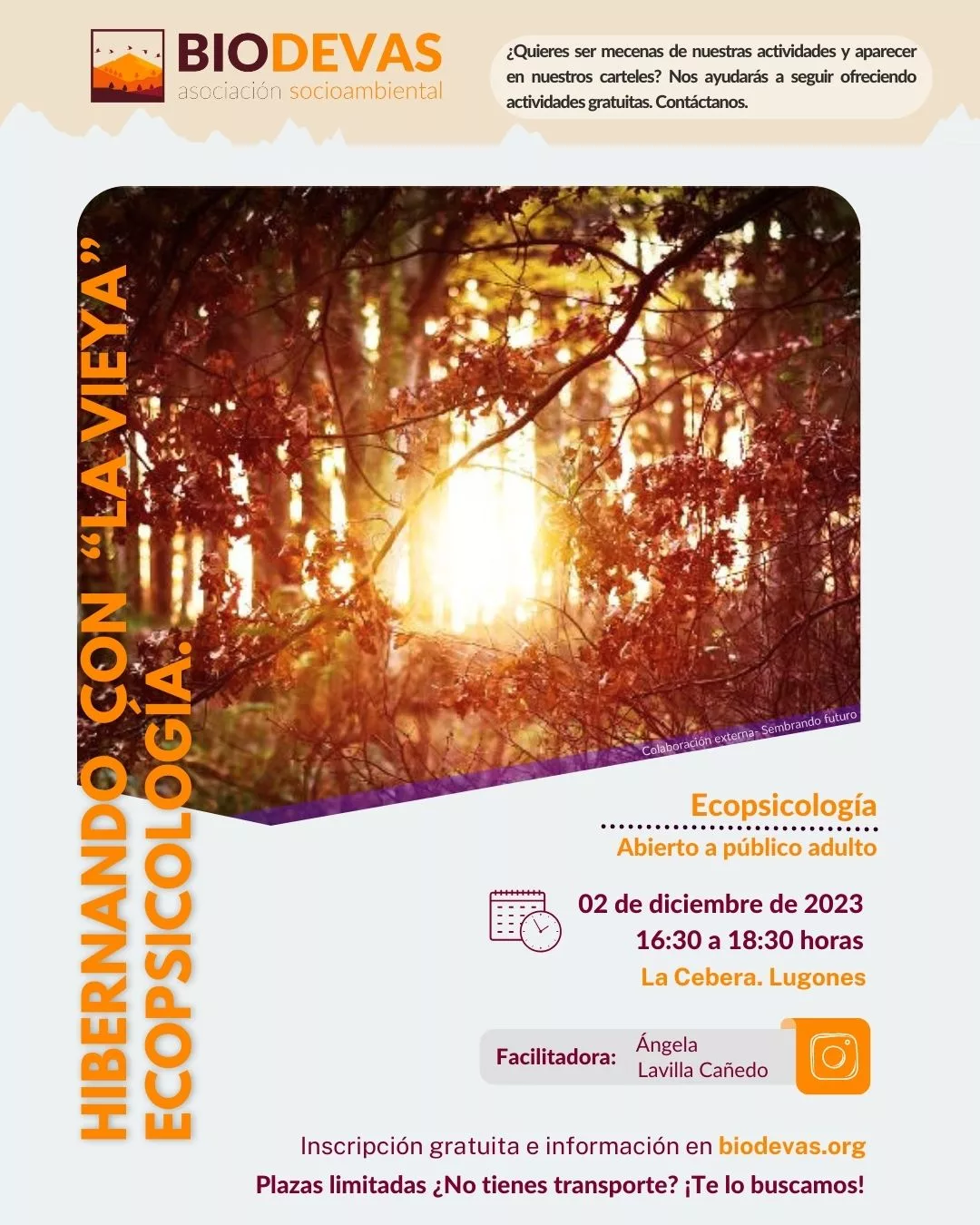Ecopsicología. Hibernando con «La Vieya»