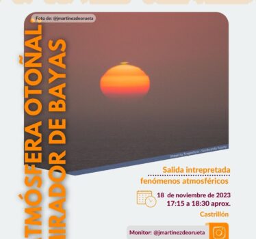 Atmósfera otoñal, el mirador de Bayas.