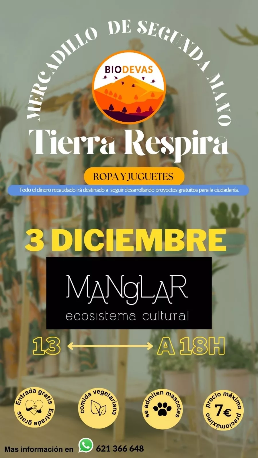 Mercadillo de segunda mano «Tierra Respira»