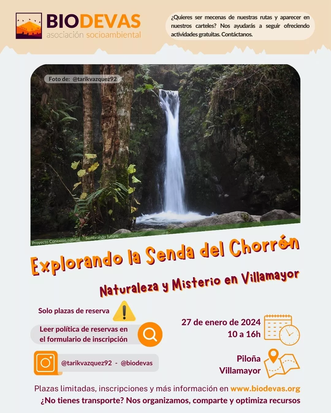 La senda del chorrón.