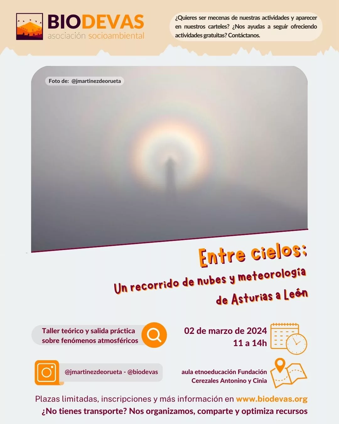 Entre cielos; Un recorrido de nubes y meteorología de Asturias a León.