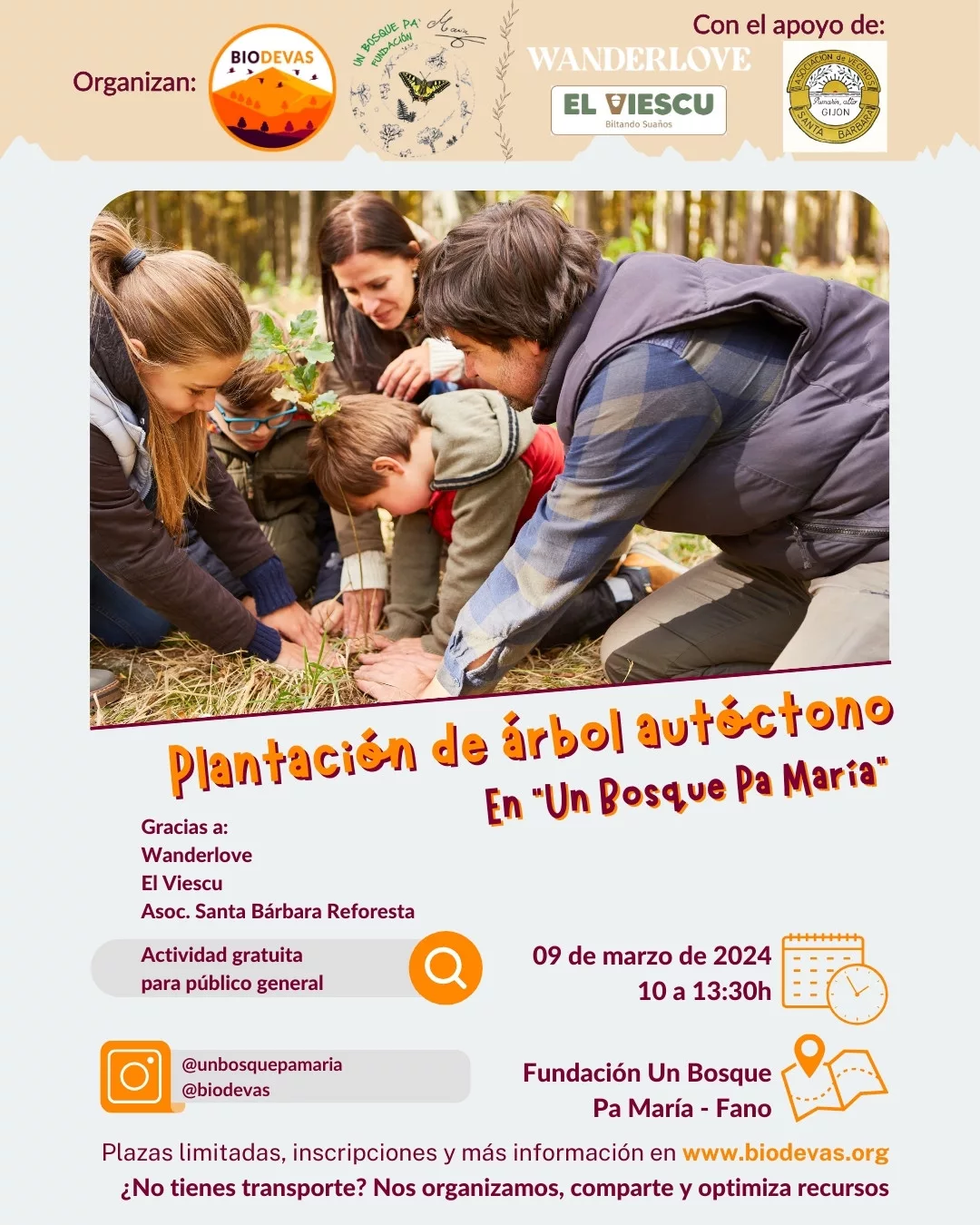 Plantación de árbol autóctono en Un Bosque pa’María