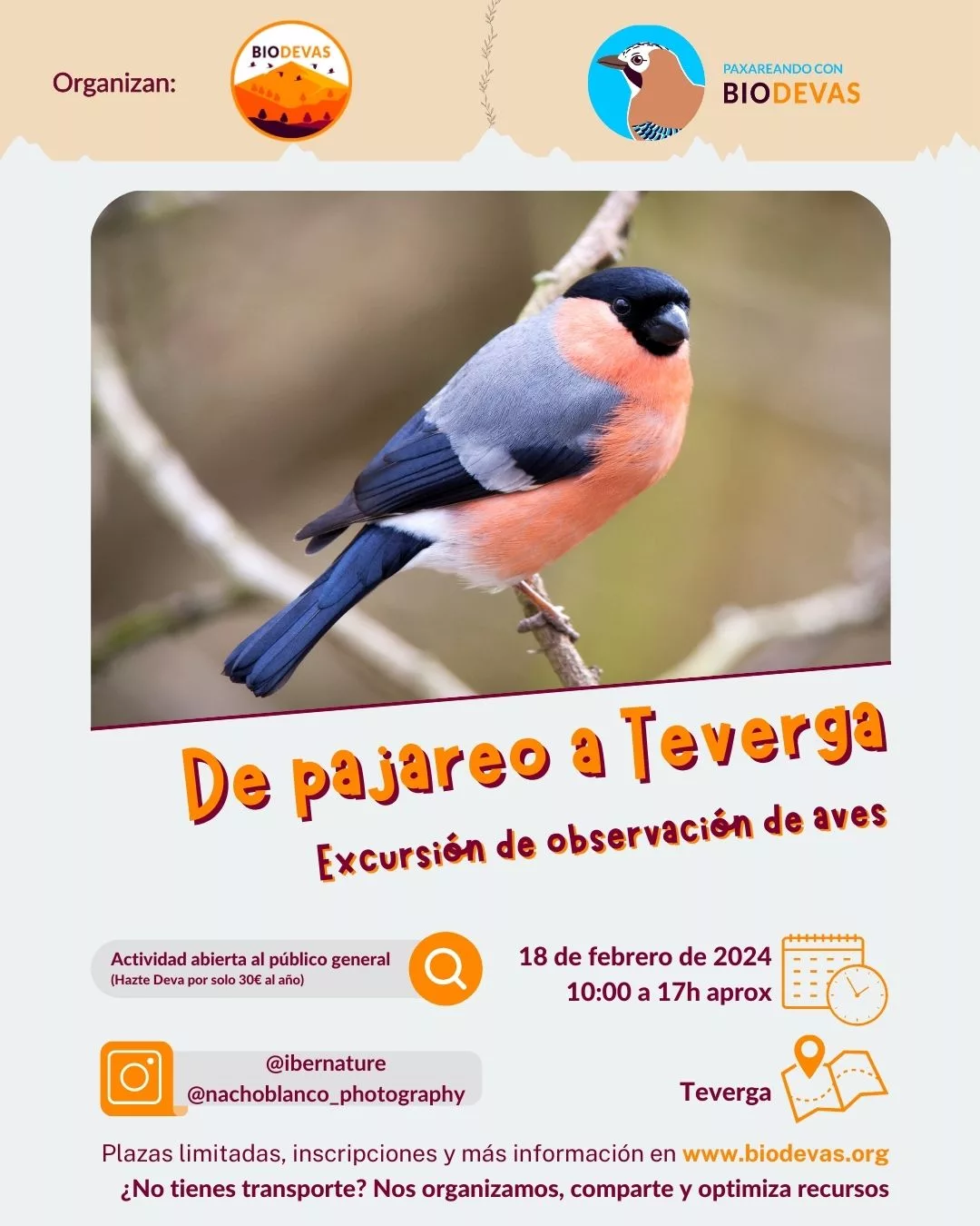 De pajareo a Teverga