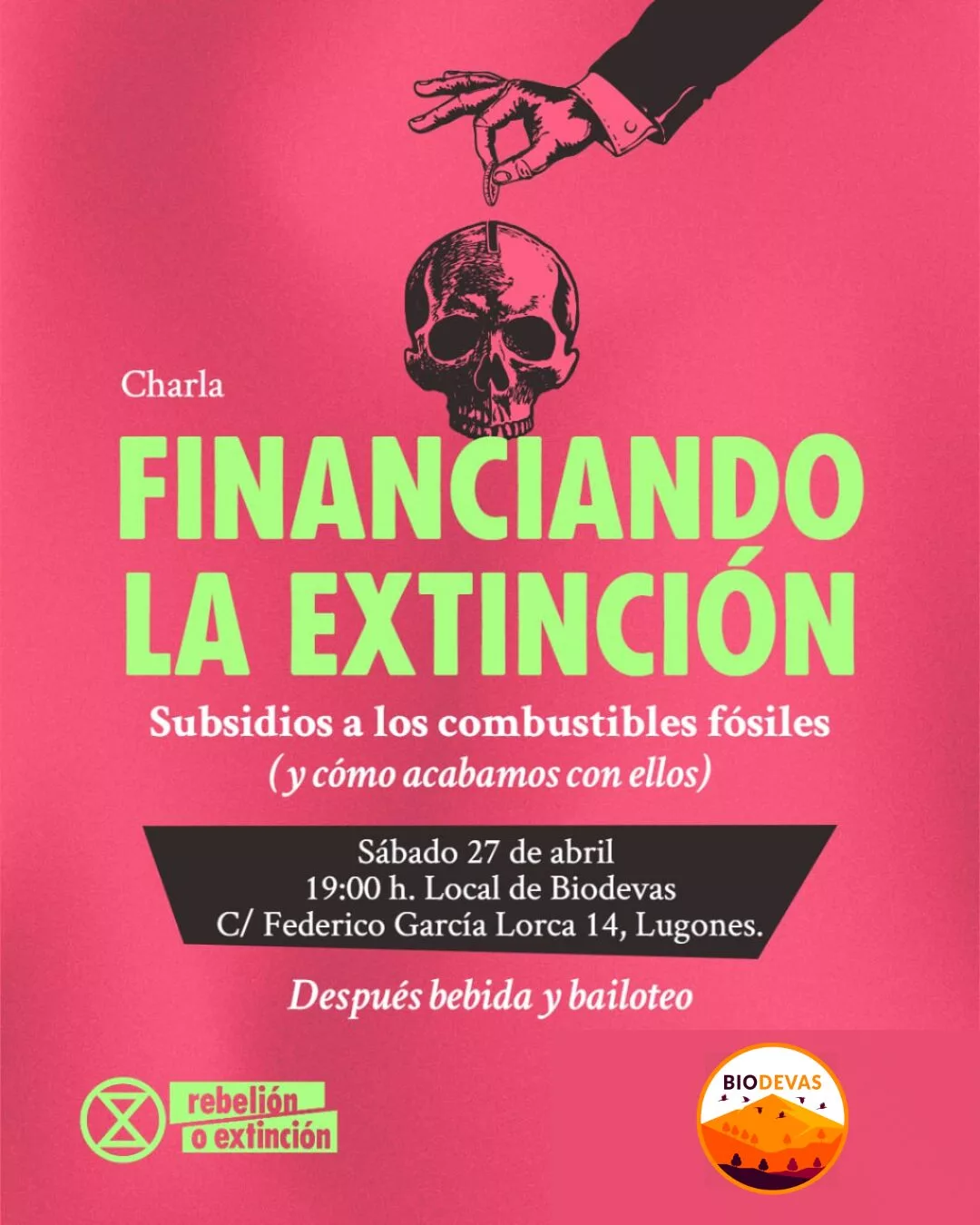 Financiando la extinción.