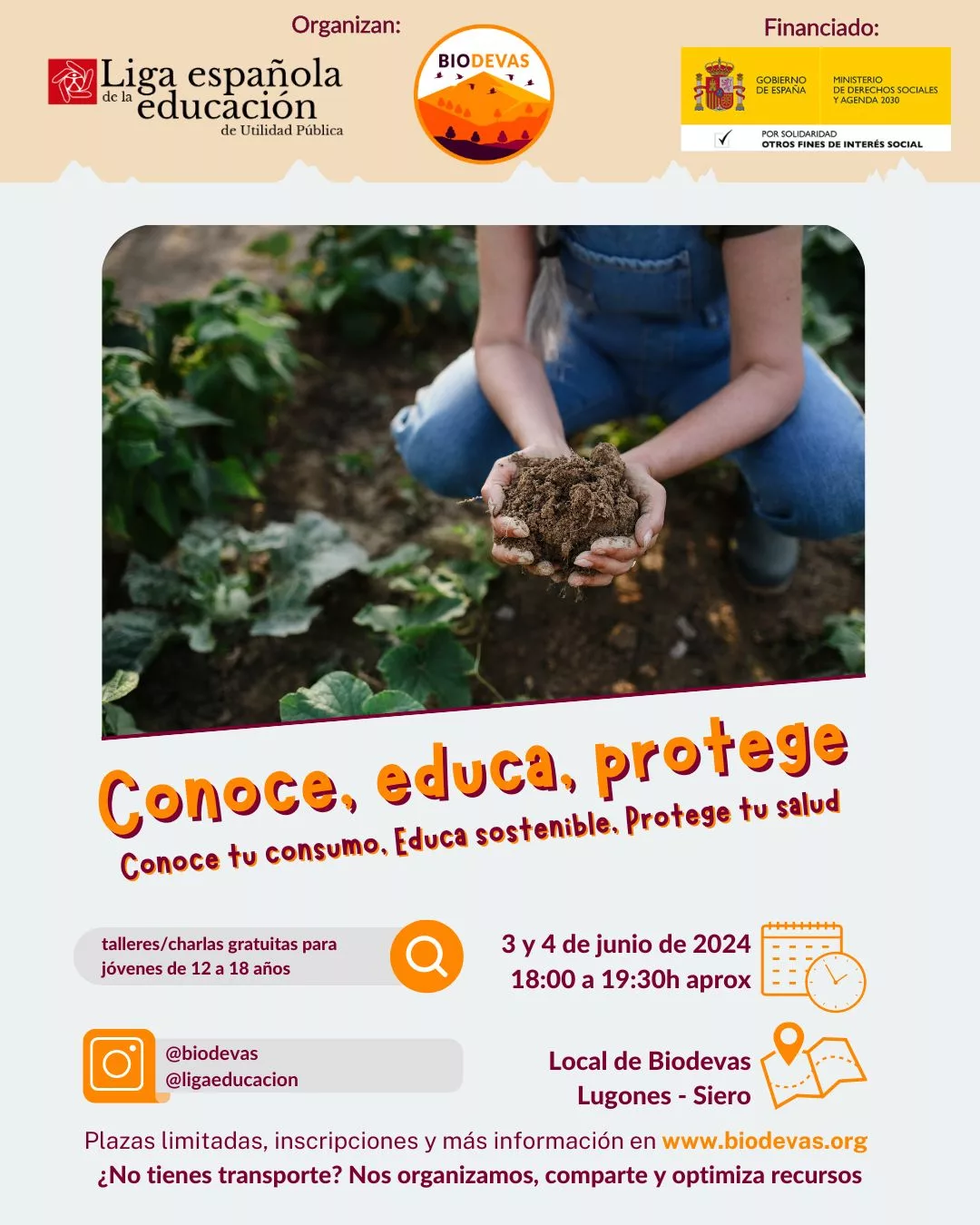 Conoce tu consumo, Educa sostenible, protege tu salud