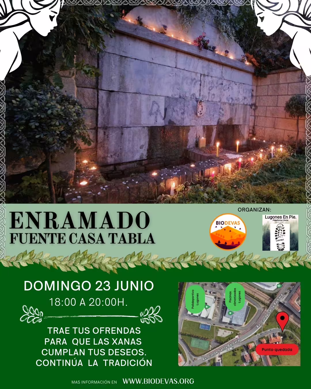 Enramando la fuente Casa Tabla