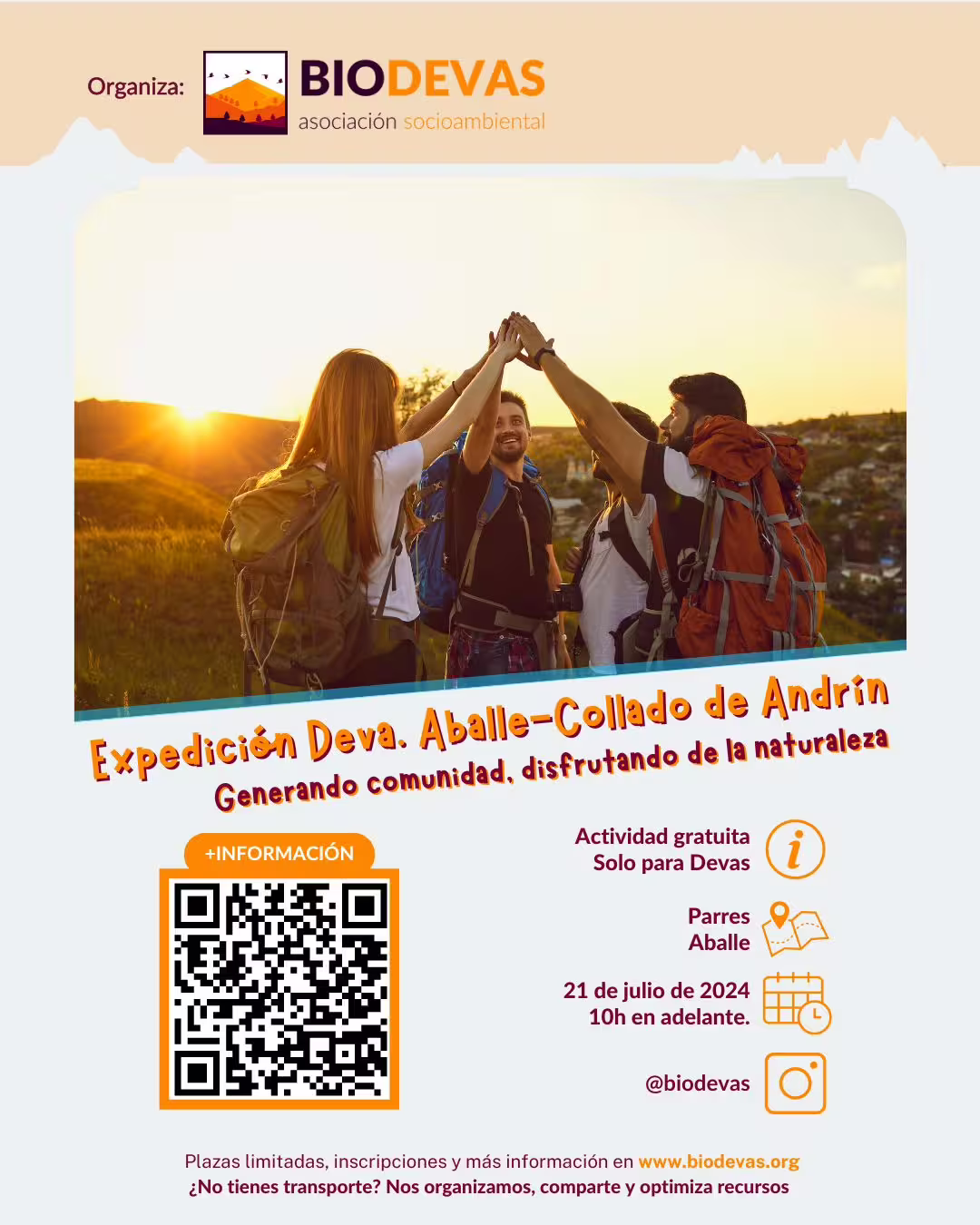 Expedición Deva. Aballe – Collado de Andrín.