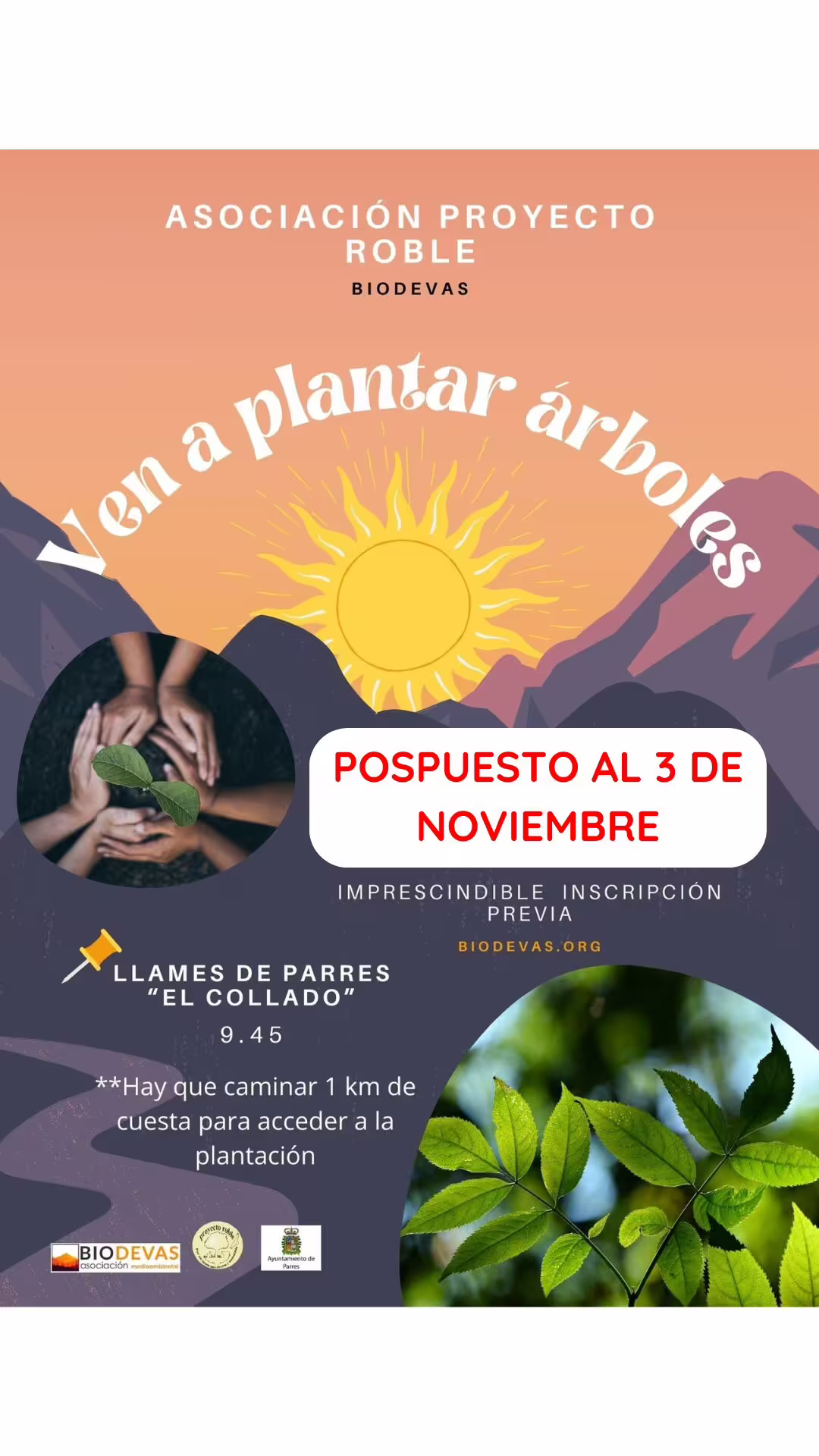 ¡Ven a plantar árboles!
