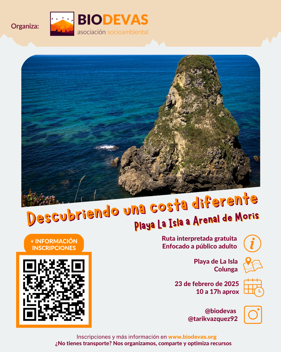 Descubriendo una costa diferente. Playa La Isla a Arenal de Morís