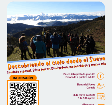Descubriendo el cielo desde El Sueve.
