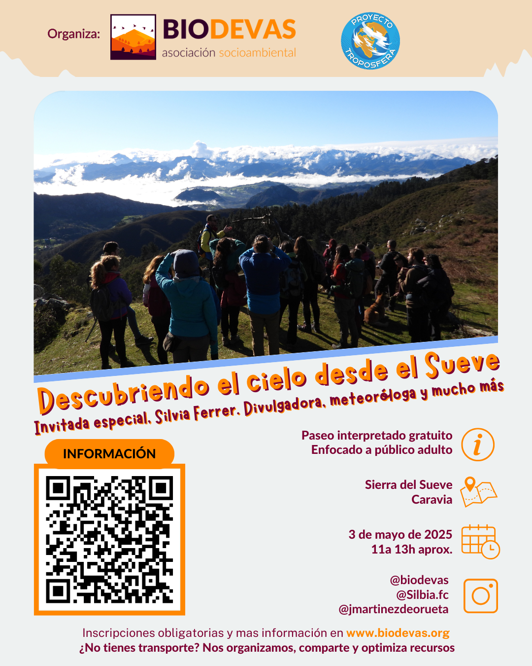 Descubriendo el cielo desde El Sueve.