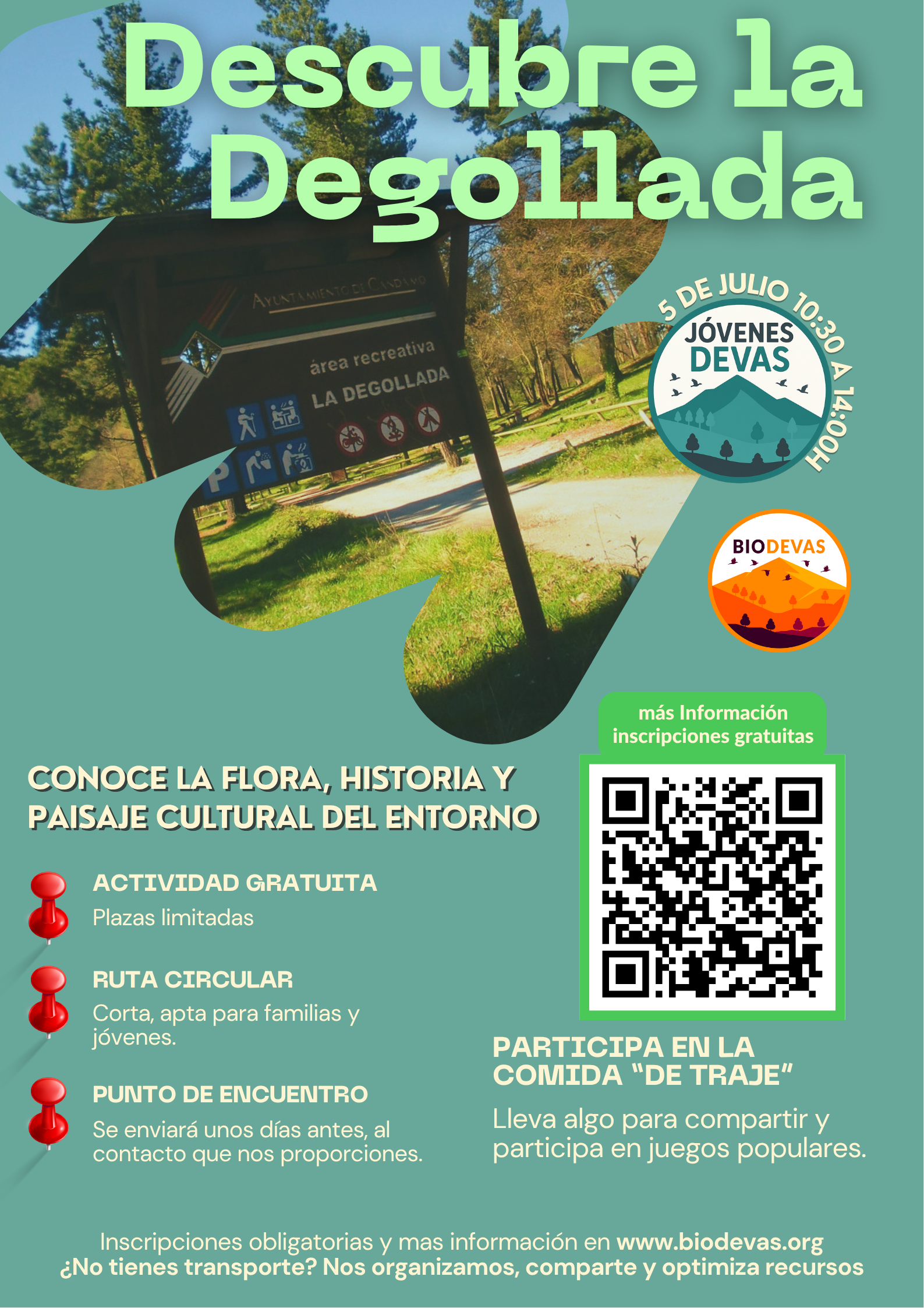 Ruta a la Degollada.