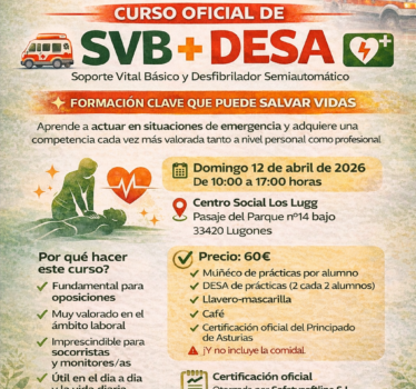 Curso Oficial de SVB + DESA: aprende a salvar vidas (Lugones)