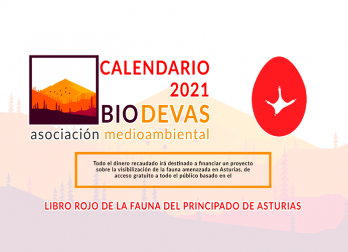 Un calendario para dar voz a la fauna silvestre de Asturias